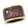 Thumbnail Image 0 of Men's 1/10 CT. T.W. Diamond Ring in Brown IP Stainless Steel - Size 10