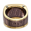 Thumbnail Image 3 of 1/10 CT. T.W. Diamond Ring in Brown IP Stainless Steel - Size 10