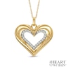 Thumbnail Image 1 of 1/4 CT. T.W. Diamond Heart Pendant in 10K Gold