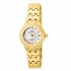 Thumbnail Image 0 of Ladies' Invicta Wildflower Diamond Accent Gold-Tone Watch with Mother-of-Pearl Dial (Model: 0268)