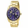 Thumbnail Image 1 of Men's Invicta Specialty Gold-Tone Watch with Blue Dial (Model: 6321)