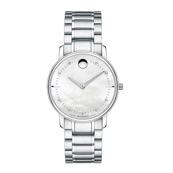 Ladies' Movado TC Thin Diamond Watch (Model: 606691)