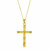 Thumbnail Image 0 of Diamond-Cut Cross Pendant in 10K Gold