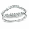 Thumbnail Image 1 of 1/3 CT. T.W. Diamond Contour Solitaire Enhancer in 14K White Gold