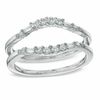 Thumbnail Image 0 of 1/3 CT. T.W. Diamond Contour Solitaire Enhancer in 14K White Gold