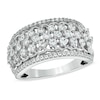 Thumbnail Image 1 of 1 CT. T.W. Diamond Multi-Row Anniversary Band in 10K White Gold