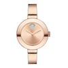 Thumbnail Image 0 of Ladies' Movado Bold® Crystal Accent Rose-Tone Bangle Watch (Model: 3600202)