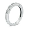 Thumbnail Image 2 of 3/8 CT. T.W. Diamond Art Deco-Inspired Wedding Band in 14K White Gold
