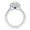 Thumbnail Image 3 of Vera Wang Love Collection 1 CT. T.W. Diamond Swirl Frame Engagement Ring in 14K White Gold