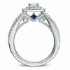 Thumbnail Image 3 of Vera Wang Love Collection 1-1/2 CT. T.W. Emerald-Cut Diamond Double Frame Ring in 14K White Gold