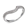 Thumbnail Image 2 of 1 CT. T.W. Diamond Three Stone Swirl Bridal Set in 14K White Gold