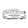 Thumbnail Image 1 of Men's 3/4 CT. T.W. Diamond Wedding Band in 14K White Gold (I/SI2)