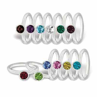 Stackable Expressions Brown Crystal June Birthstone Ring in
