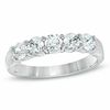 Thumbnail Image 0 of Celebration Ideal 1 CT. T.W. Diamond Five Stone Band in 14K White Gold (I/I1)