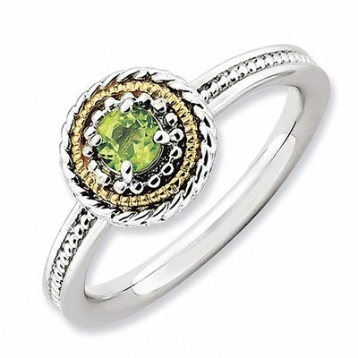 zales peridot ring