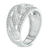 Thumbnail Image 1 of 1/2 CT. T.W. Diamond Center Waves Ring in 10K White Gold