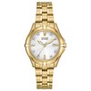 Thumbnail Image 0 of Ladies' Citizen Eco-Drive® Diamond Accent Gold-Tone Watch with Silver-Tone Dial (Model: EW1932-54A)