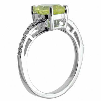 zales peridot ring
