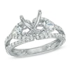 Thumbnail Image 1 of 1-1/4 CT. T.W. Diamond Edge Semi-Mount in 14K White Gold