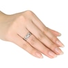 Thumbnail Image 3 of 1/5 CT. T.W. Princess-Cut Diamond Bridal Set in Sterling Silver
