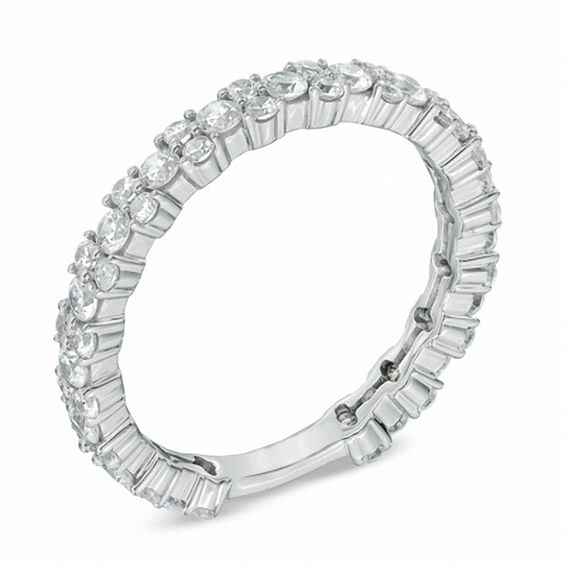 1 CT. T.w. Diamond Eternity Band in 14K White Gold