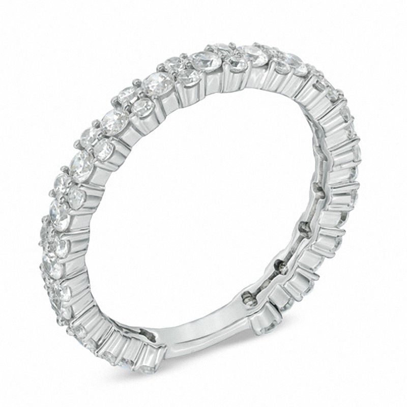 Main Image 2 of 1 CT. T.W. Diamond Eternity Band in 14K White Gold