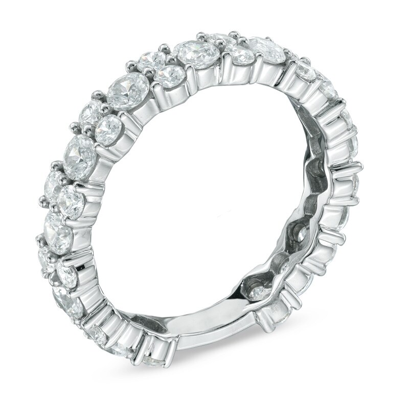 2 CT. T.W. Diamond Eternity Band in 14K White Gold