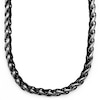 Thumbnail Image 1 of Men's 11.0mm Woven Chain Necklace in Two-Tone Stainless Steel - 24"