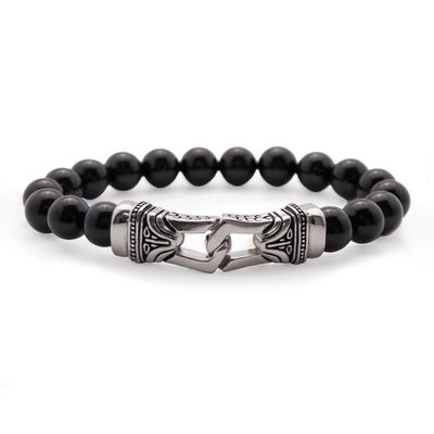 black agate bracelet