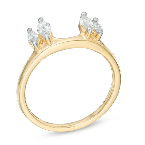 1/2 CT. CT. T.w. Marquise Diamond Solitaire Enhancer in 10K Gold