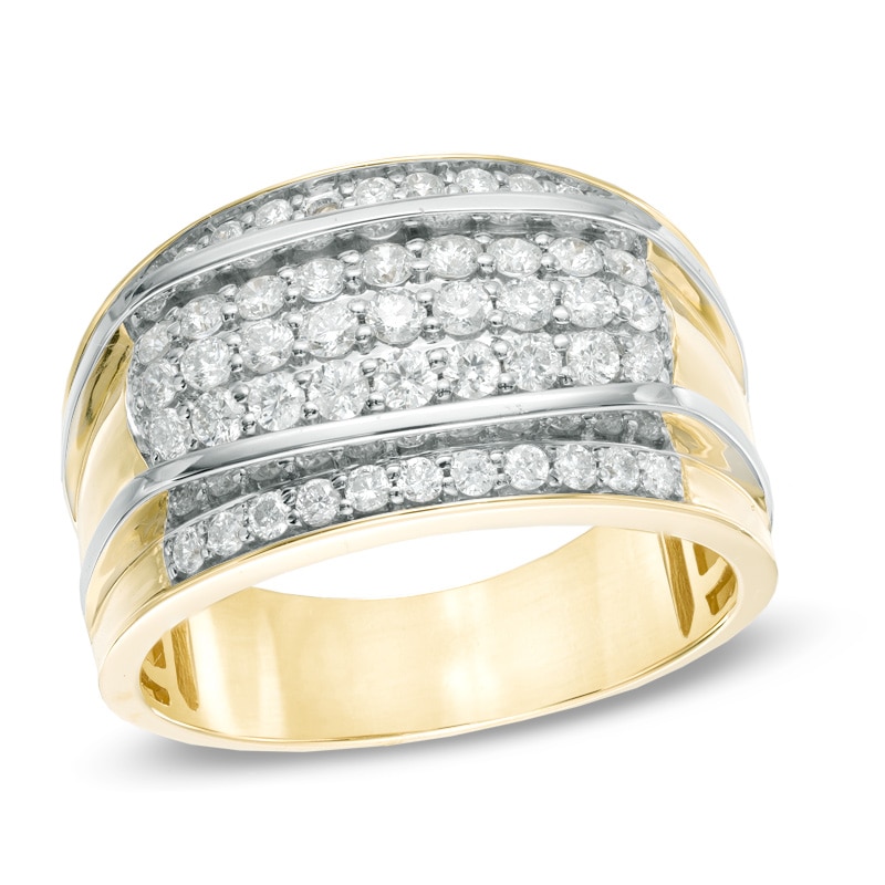 Men's 1 CT. T.W. Diamond Ring in 10K Gold