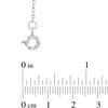 Thumbnail Image 2 of Lab-Created White Sapphire Heart Bracelet in Sterling Silver - 7.25"