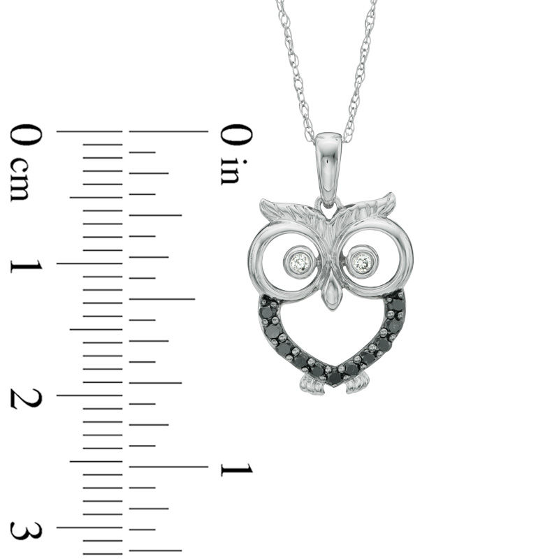 Zales on sale owl necklace