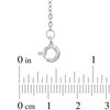 Thumbnail Image 2 of Lab-Created White Sapphire Sideways Infinity Bracelet in Sterling Silver - 7.25"