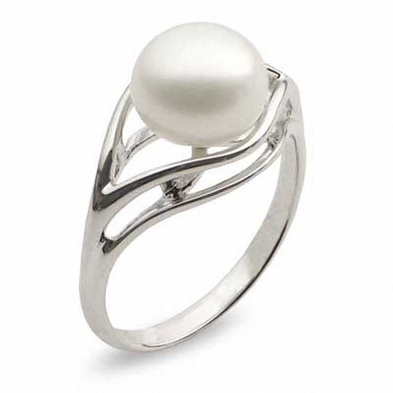 Simple Sterling Silver Pearl Ring - Handmade | Mia Gemma-hautamhiepplus.vn