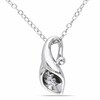 Thumbnail Image 1 of Diamond Accent Calla Lily Pendant in Sterling Silver
