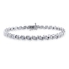 Thumbnail Image 0 of 1 CT. T.W. Diamond "S" Tennis Bracelet in Sterling Silver - 7.25"