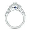Thumbnail Image 3 of Vera Wang Love Collection 1 CT. T.W. Pear-Shaped Diamond Frame Engagement Ring in 14K White Gold