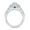 Thumbnail Image 2 of Vera Wang Love Collection 1 CT. T.W. Pear-Shaped Diamond Frame Engagement Ring in 14K White Gold