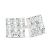 Thumbnail Image 0 of Child's Square Crystal Stud Earrings in 14K Gold