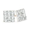Thumbnail Image 1 of Child's Square Crystal Stud Earrings in 14K Gold