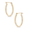 Thumbnail Image 1 of 15mm Oval Hoop Earrings in 14K Gold