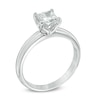 Thumbnail Image 1 of 1 CT. Certified Canadian Princess-Cut Diamond Solitaire Engagement Ring in 14K White Gold (I/I1)