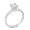 Thumbnail Image 2 of 1 CT. Certified Canadian Princess-Cut Diamond Solitaire Engagement Ring in 14K White Gold (I/I1)