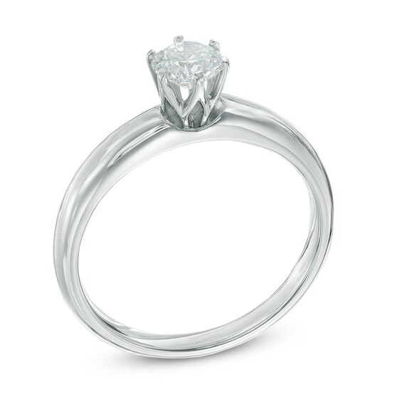 2 CT. Certified Canadian Diamond Solitaire Engagement Ring in 14K White Gold (I/I1