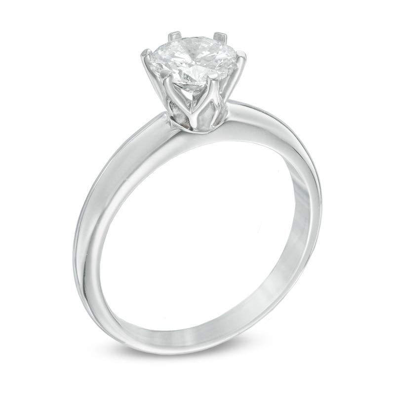 1 CT. Certified Canadian Diamond Solitaire Engagement Ring in 14K White Gold (I/I1)