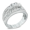 Thumbnail Image 2 of 2 CT. T.W. Diamond Past Present Future® Ring in 14K White Gold