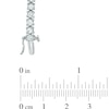 Thumbnail Image 2 of Lab-Created White Sapphire Tennis Bracelet in Sterling Silver - 7.25&quot;
