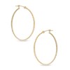 Thumbnail Image 1 of 30mm Diamond-Cut Hoop Earrings in 14K Gold