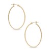 Thumbnail Image 0 of 30mm Diamond-Cut Hoop Earrings in 14K Gold